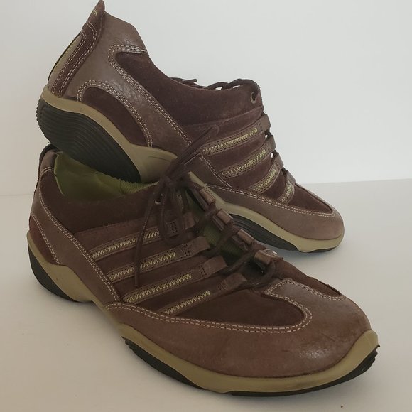 ECCO Sneakers womens shoes Brown Size 38 - Picture 7 of 9